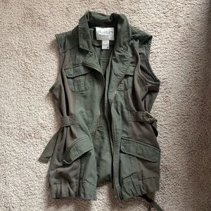 army green vest/jacket